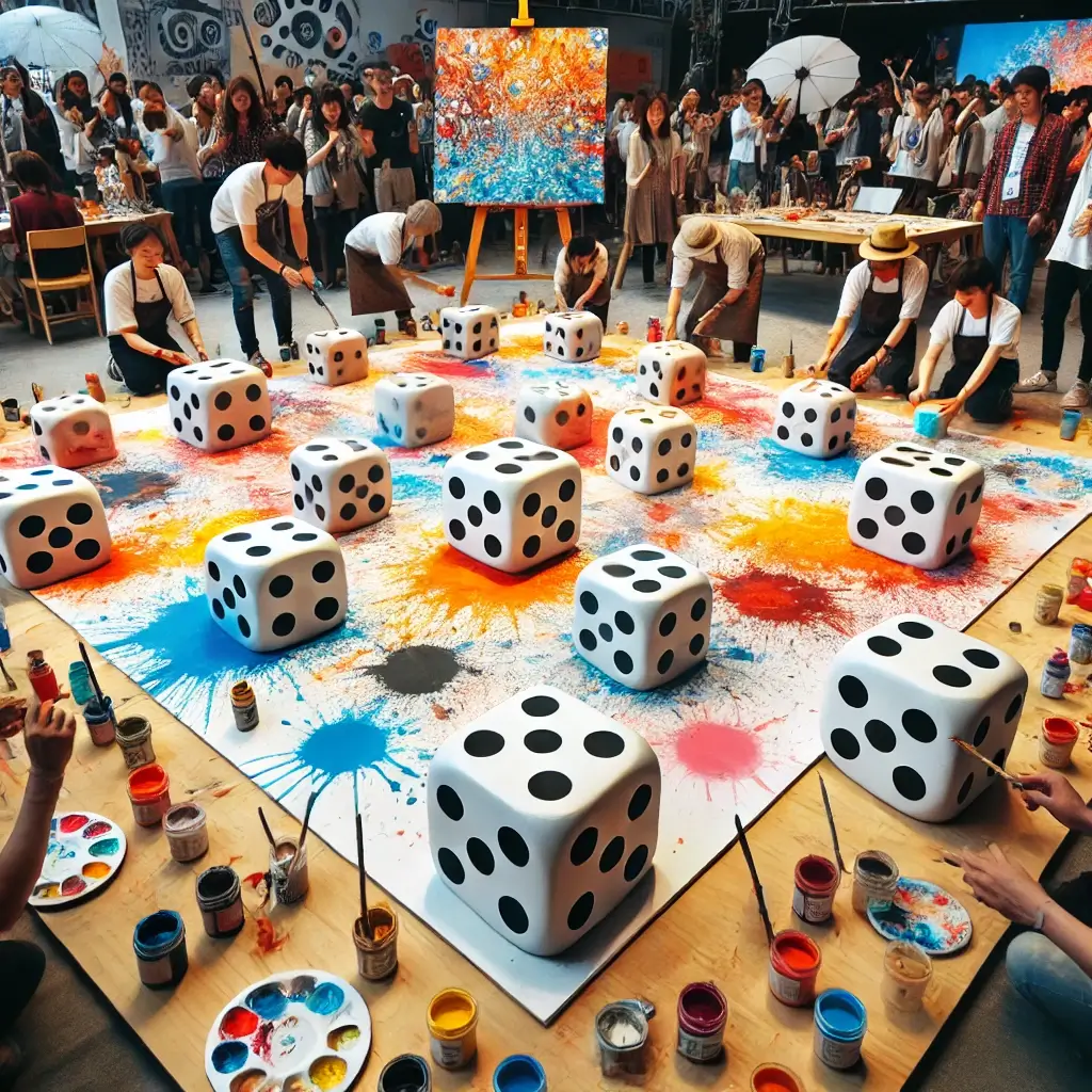 Roll the Dice: An Interactive Art Experience